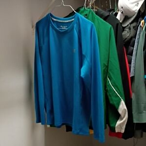 Champion Blue Long Sleeve Tee